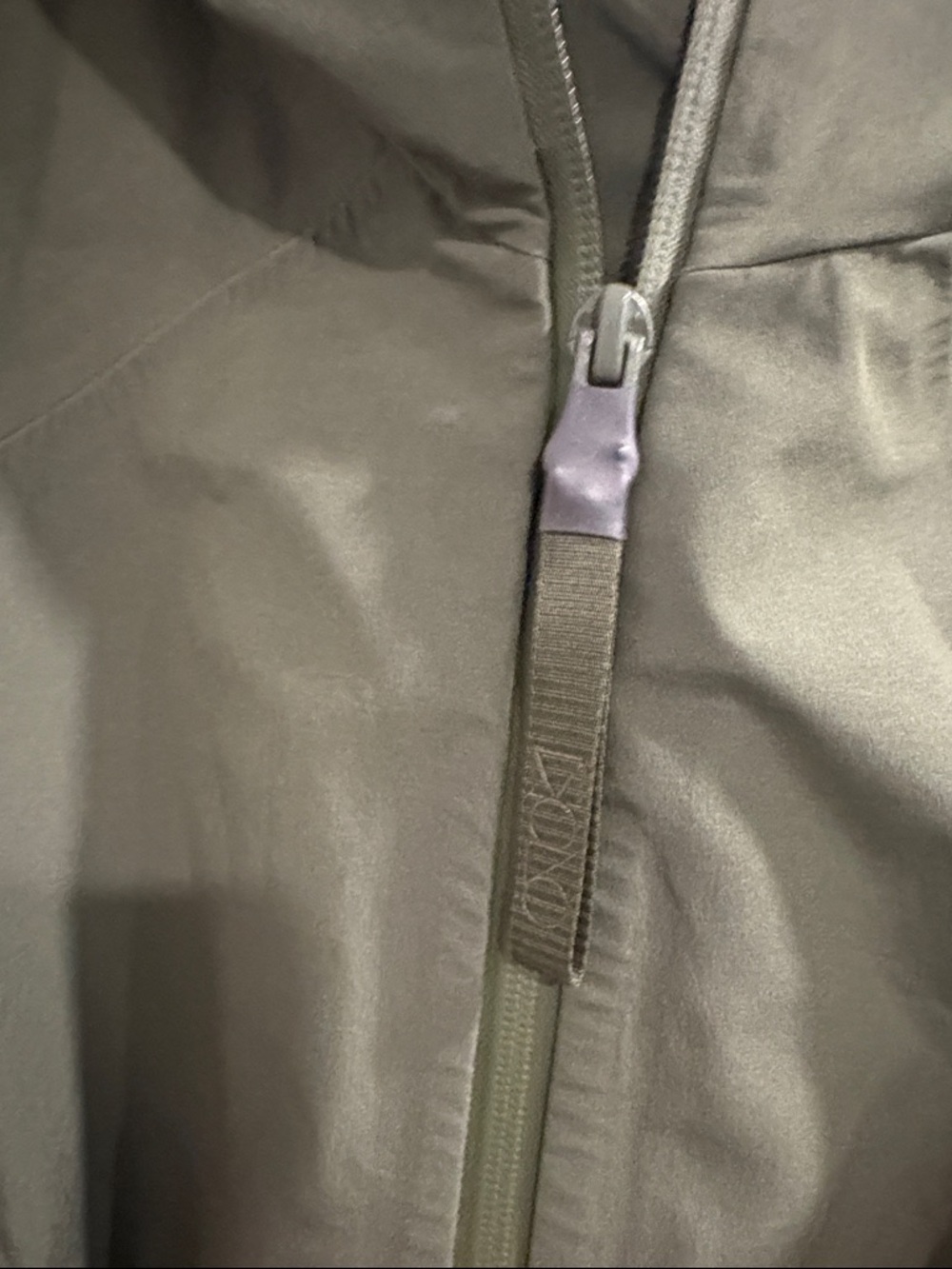 H&M Move Olive Green Utility Jacket with Yellow Pull Tab - Picture 12 of 12